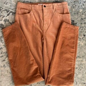 Loft high waist corduroy slim jeans